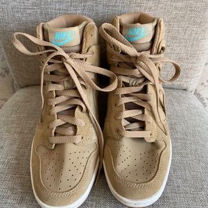 Nike Dunk Sky Hi Sneakers in Nude! 7.5